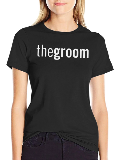 The Groom Black T-Shirt - Wedding Party Apparel