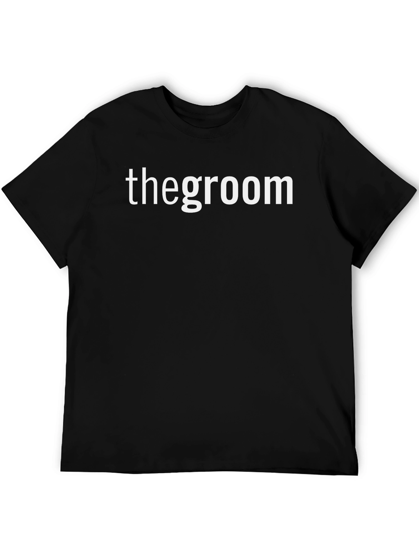 The Groom Black T-Shirt - Wedding Party Apparel