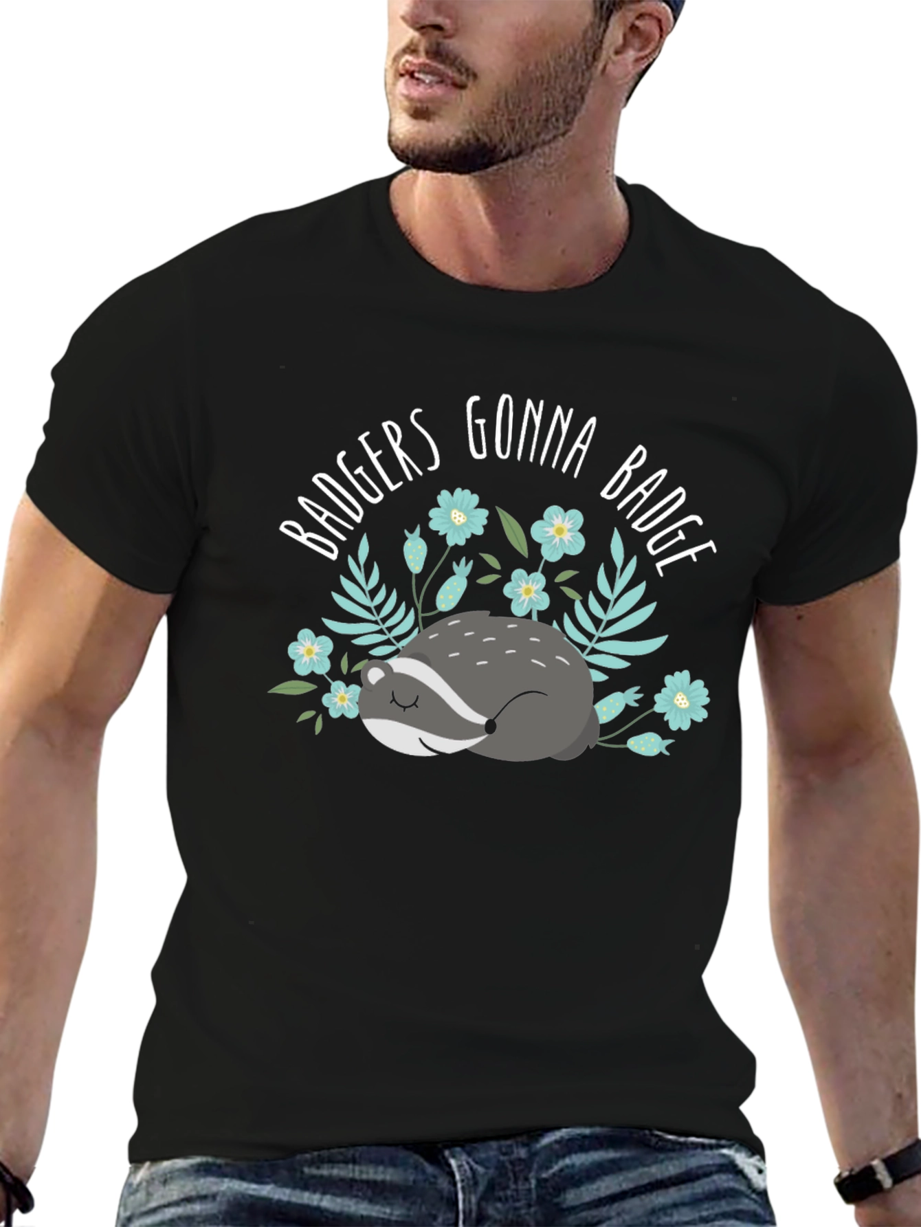 Badgers Gonna Badge T-Shirt - Cute Animal Tee
