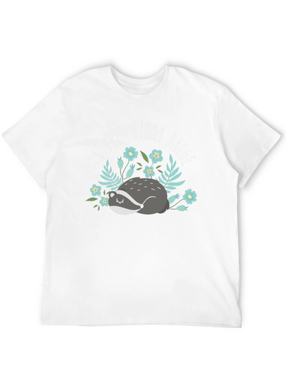 Badgers Gonna Badge T-Shirt - Cute Animal Tee