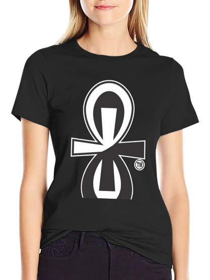 Black T-Shirt with Unique Graphic Print