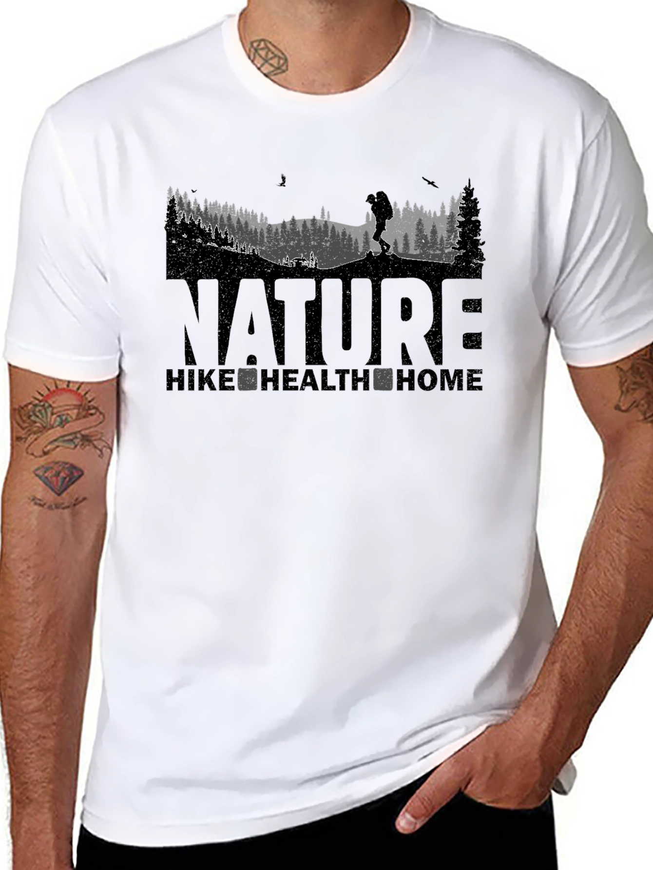 Nature Hike Health Home T-Shirt - Adventure Tee
