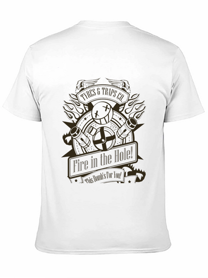 Fire In The Hole T-Shirt - Black Graphic Tee
