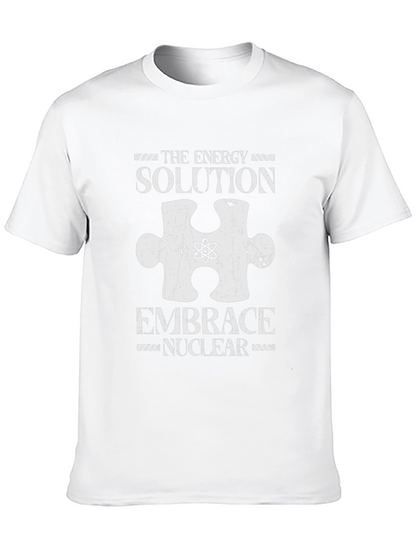 Embrace Nuclear Energy Solution Black T-Shirt