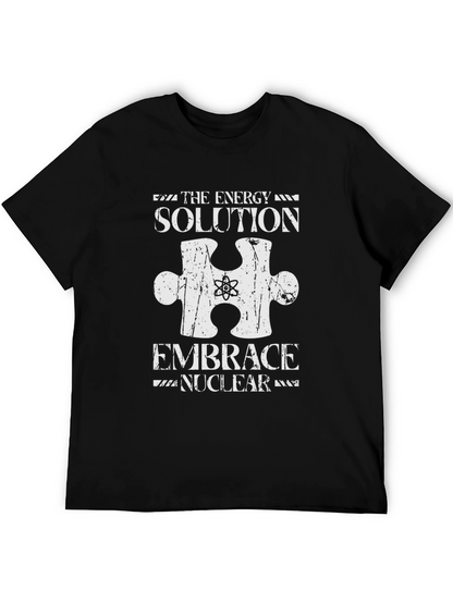 Embrace Nuclear Energy Solution Black T-Shirt
