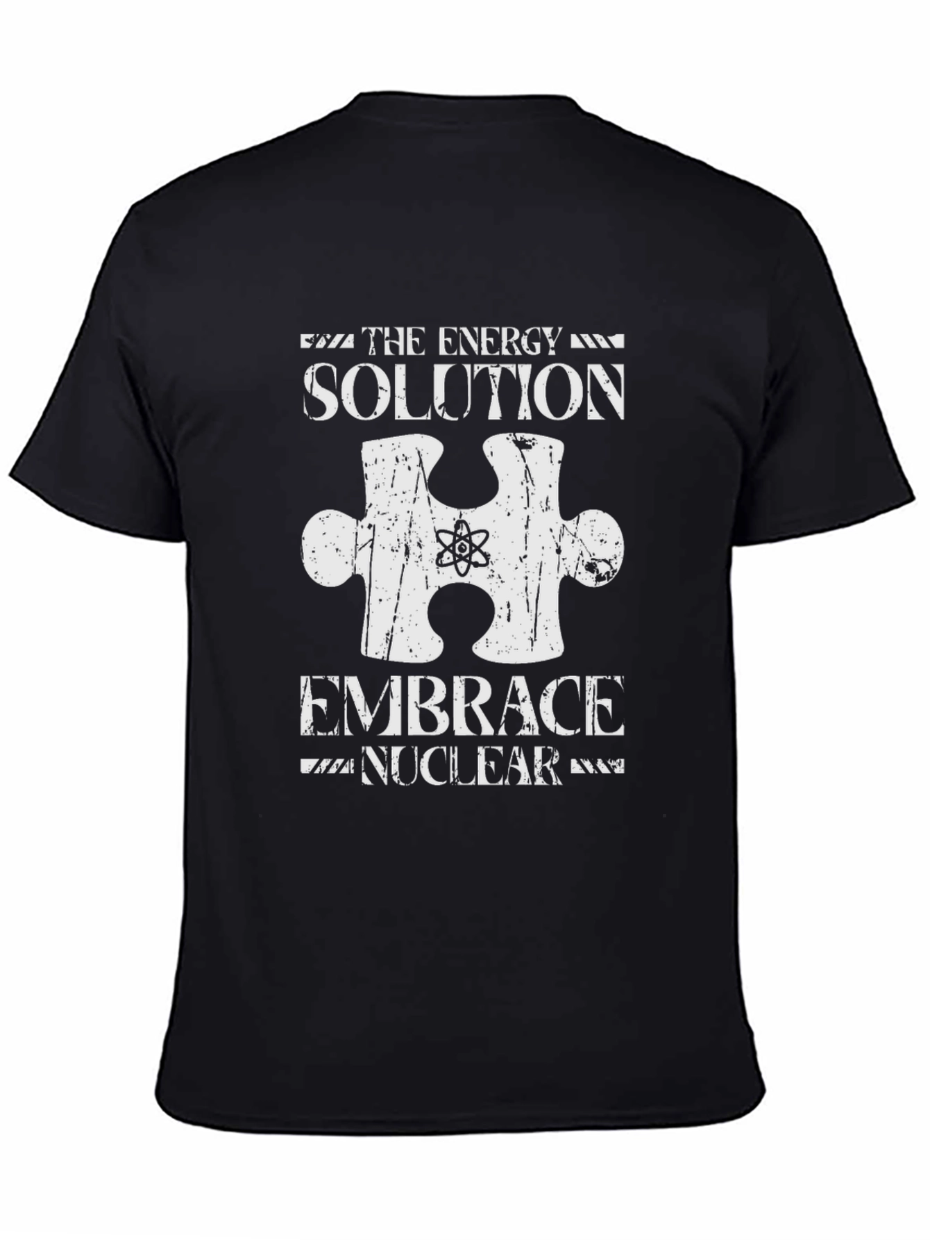 Embrace Nuclear Energy Solution Black T-Shirt