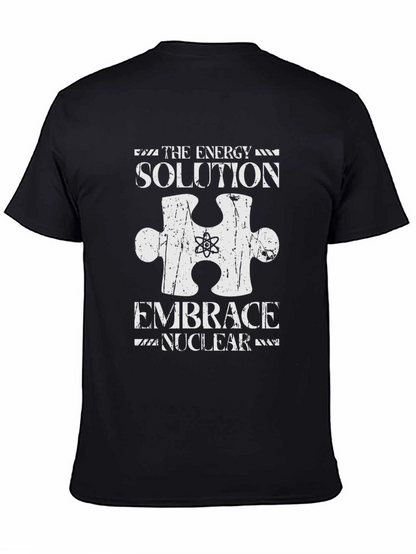 Embrace Nuclear Energy Solution Black T-Shirt