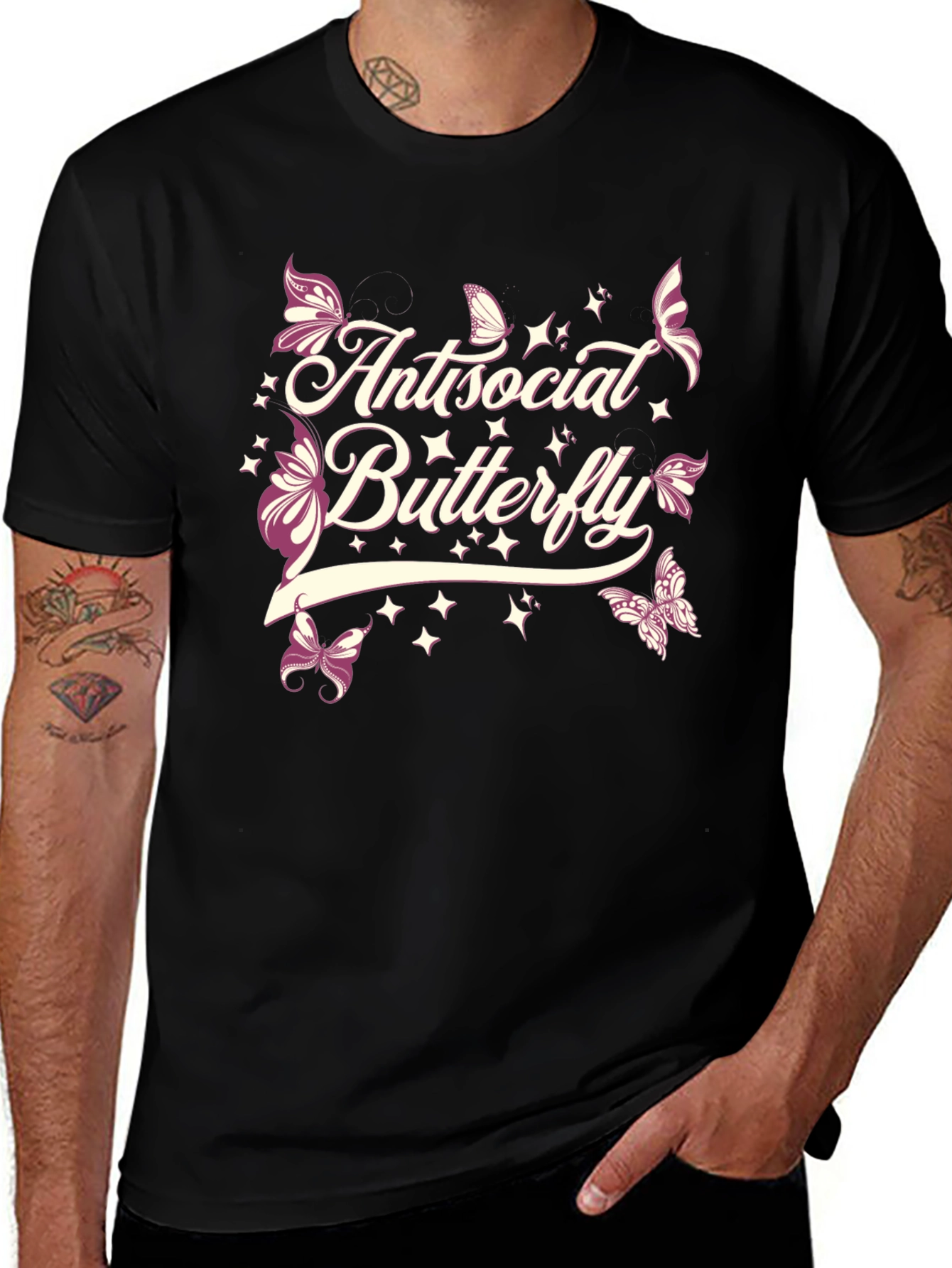 Antisocial Butterfly Graphic Tee