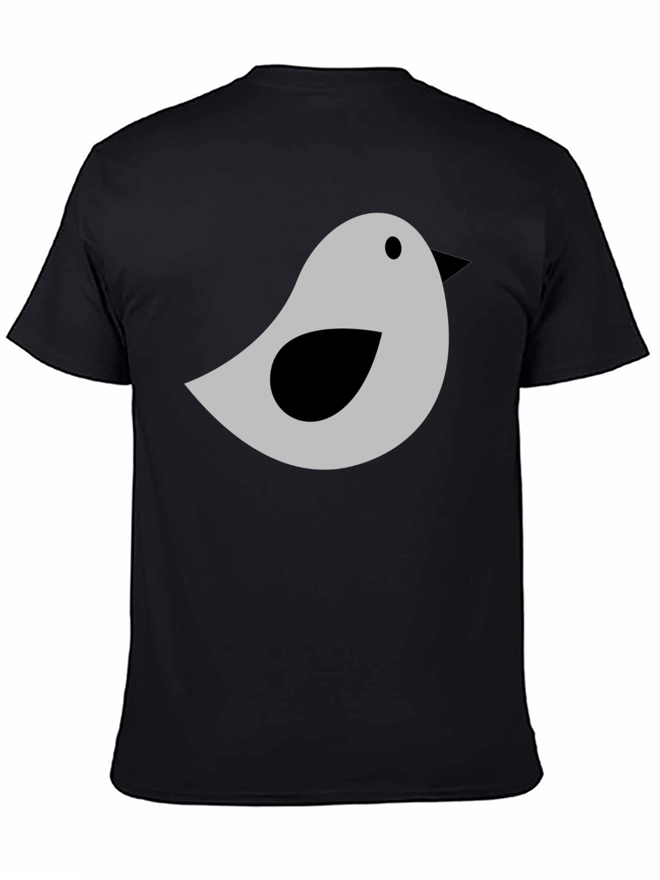 Bird Graphic Tee - Soft Cotton Blend Casual T-Shirt
