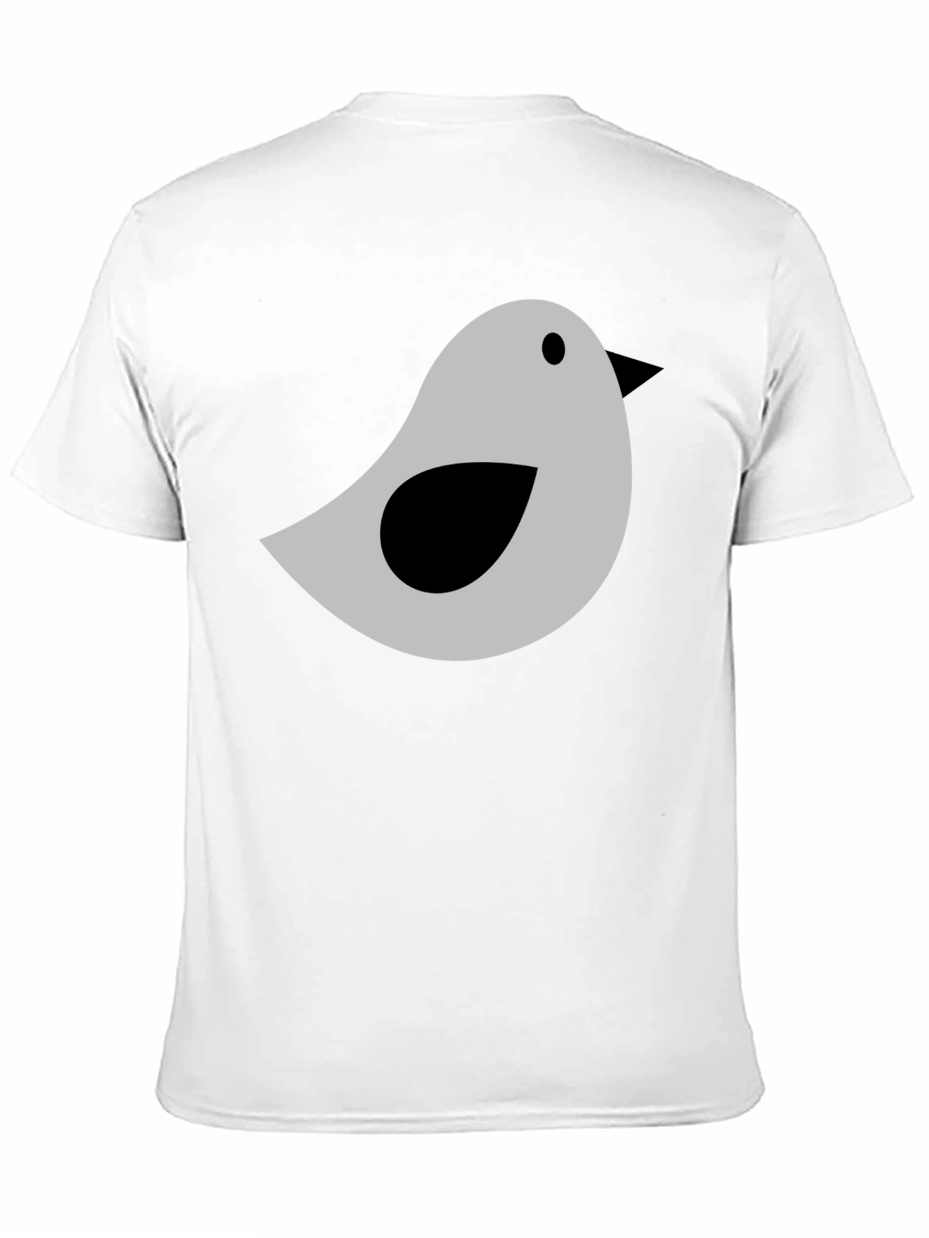 Bird Graphic Tee - Soft Cotton Blend Casual T-Shirt