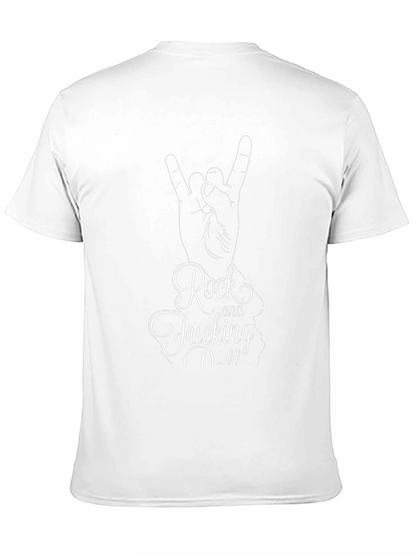 Rock and Fucking Roll Black T-Shirt