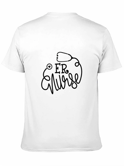 ER Nurse Black Graphic Tee - Medical Apparel