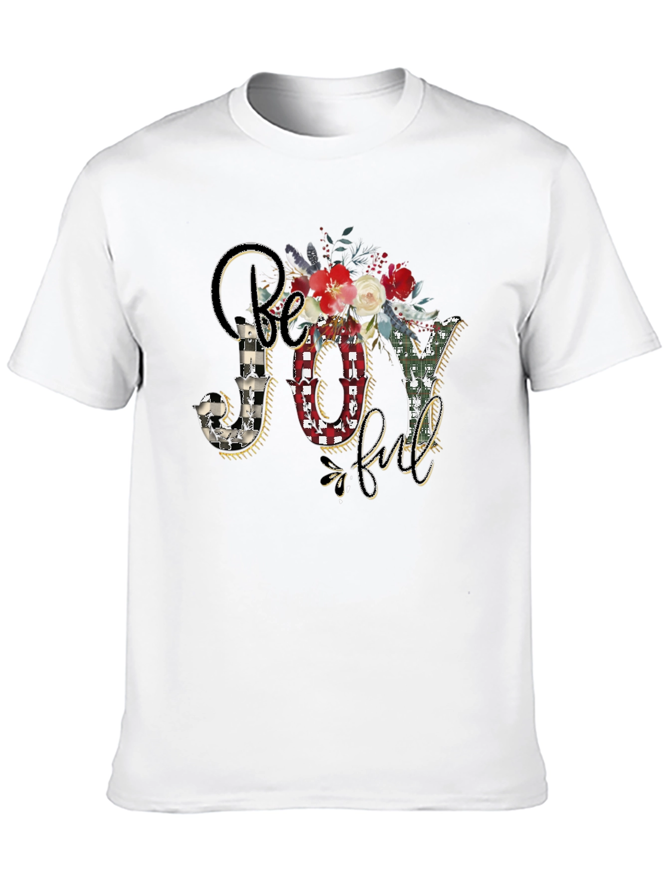 Be Joyful Floral Graphic Tee