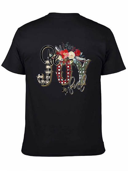 Be Joyful Floral Graphic Tee