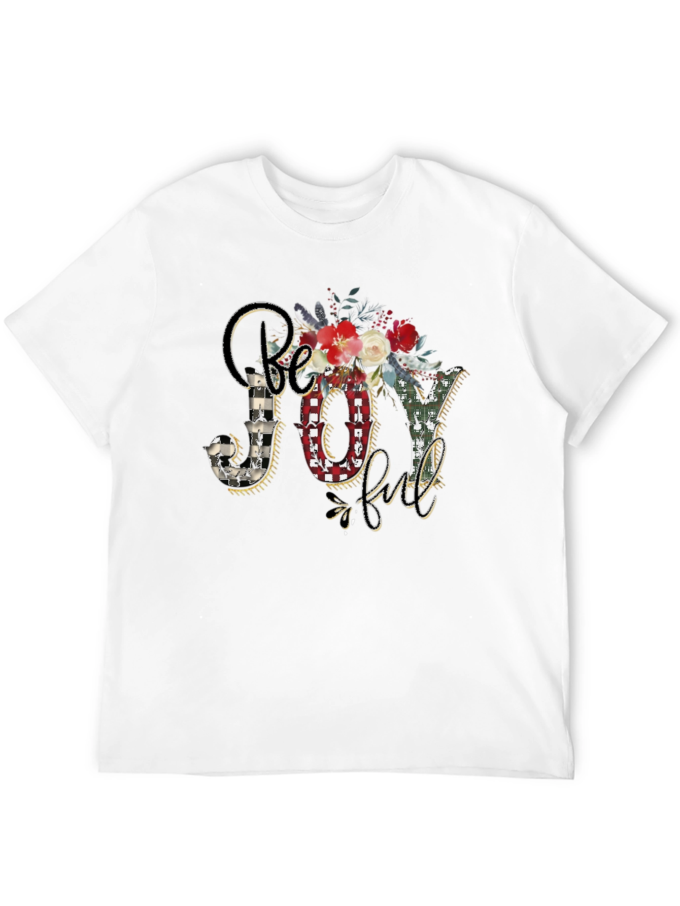 Be Joyful Floral Graphic Tee