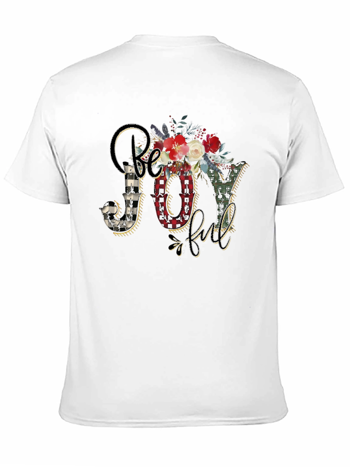 Be Joyful Floral Graphic Tee