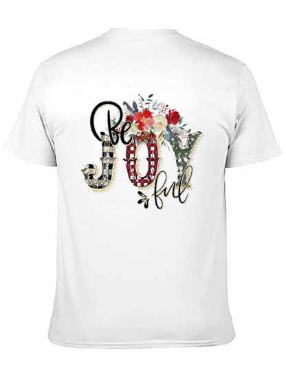 Be Joyful Floral Graphic Tee