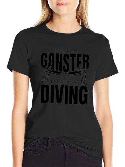 Everyone Ganster Springboard Diving Black T-Shirt
