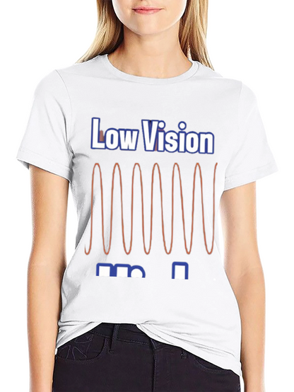 Low Vision Graphic T-Shirt - Unique Design