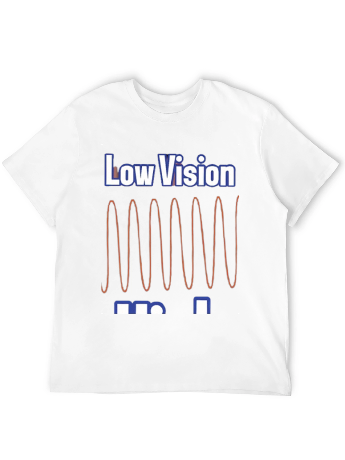 Low Vision Graphic T-Shirt - Unique Design