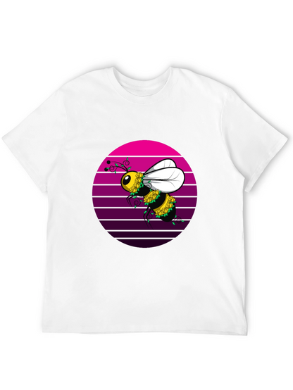 Bee Floral T-Shirt - Unique Graphic Tee