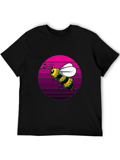 Bee Floral T-Shirt - Unique Graphic Tee