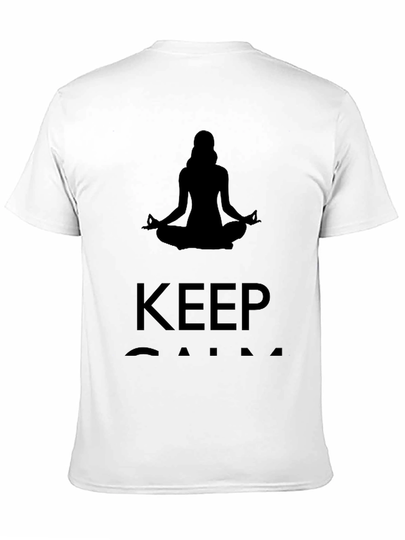 Mens Keep Calm Meditating T-Shirt