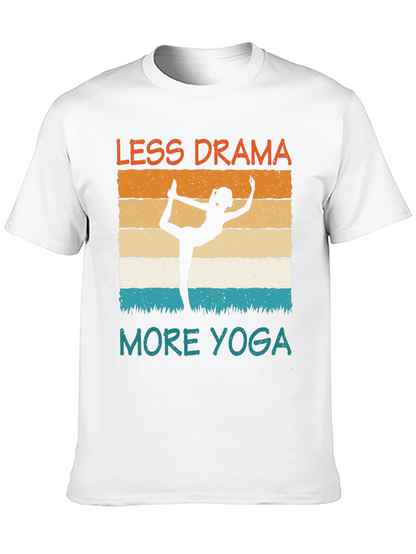 Less Drama More Yoga Graphic Tee