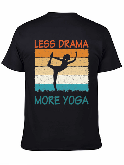 Less Drama More Yoga Graphic Tee