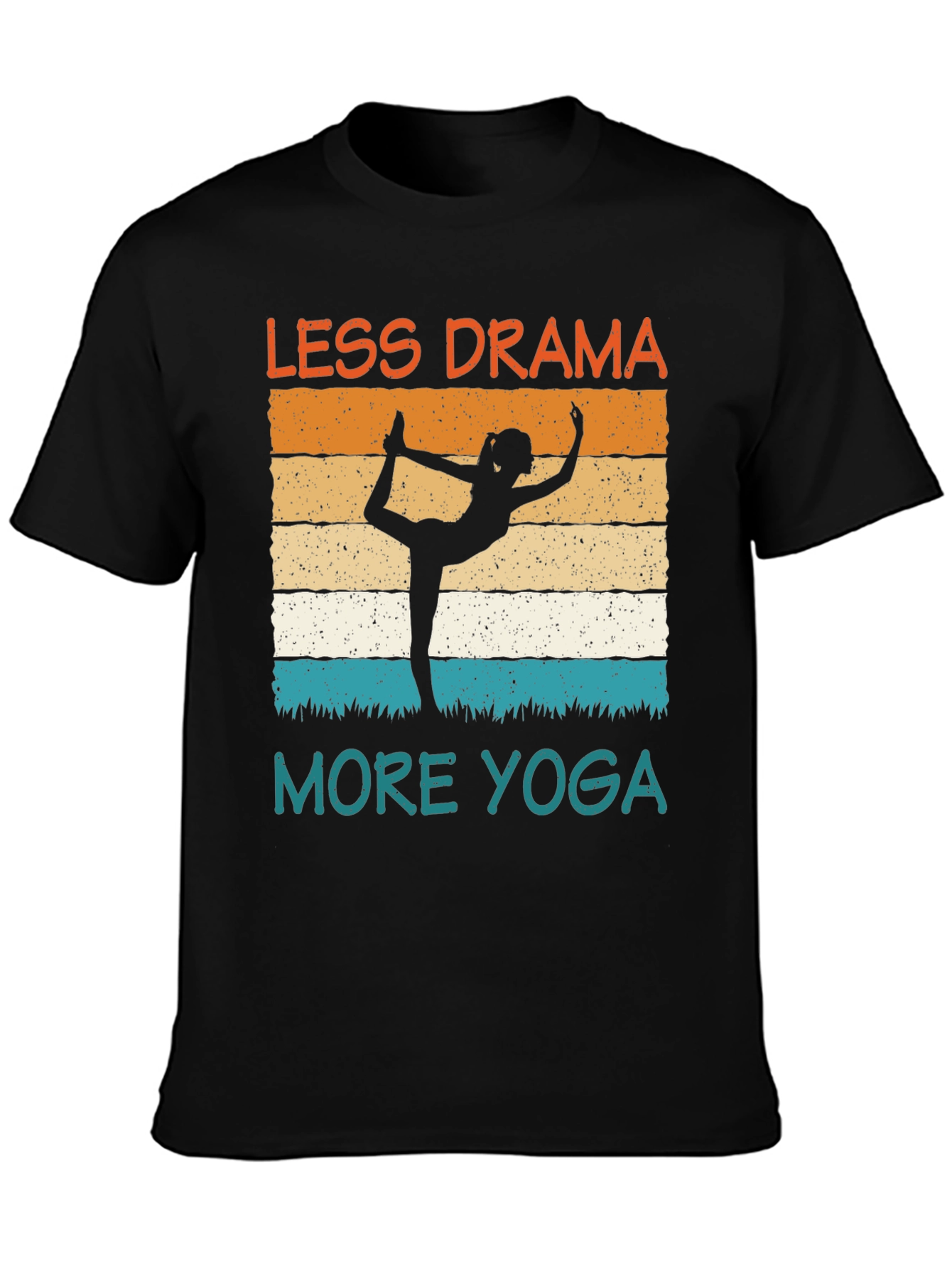 Less Drama More Yoga Graphic Tee