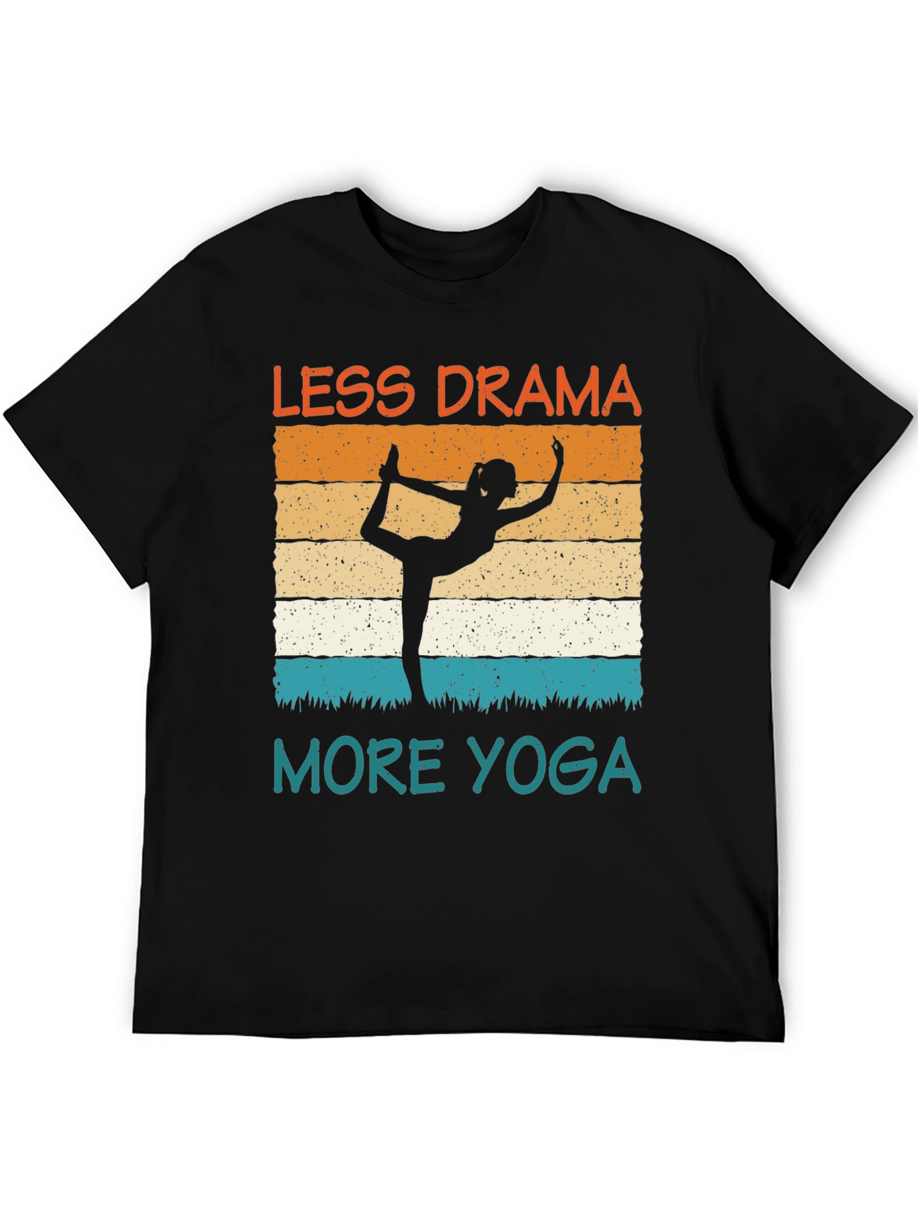 Less Drama More Yoga Graphic Tee