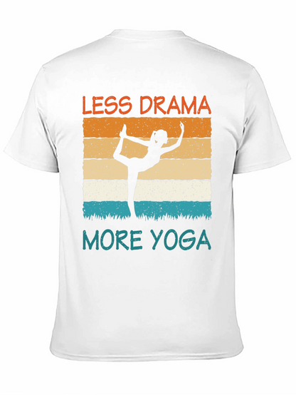 Less Drama More Yoga Graphic Tee