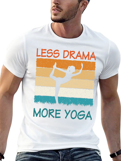 Less Drama More Yoga Graphic Tee