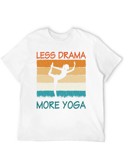 Less Drama More Yoga Graphic Tee