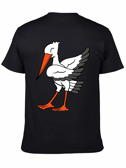 Stork Graphic Tee - Casual Comfort T-Shirt