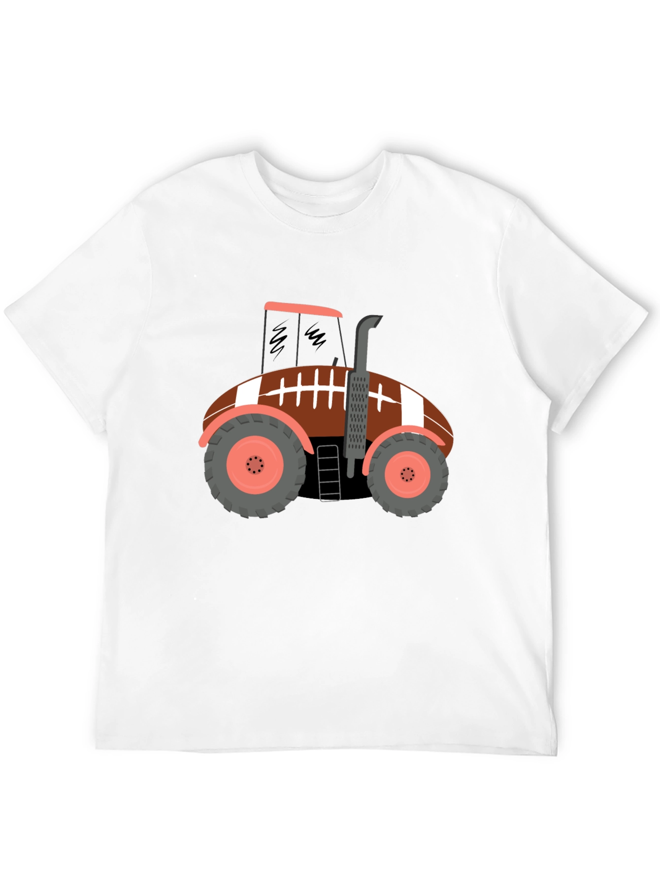 Football Tractor Graphic T-Shirt