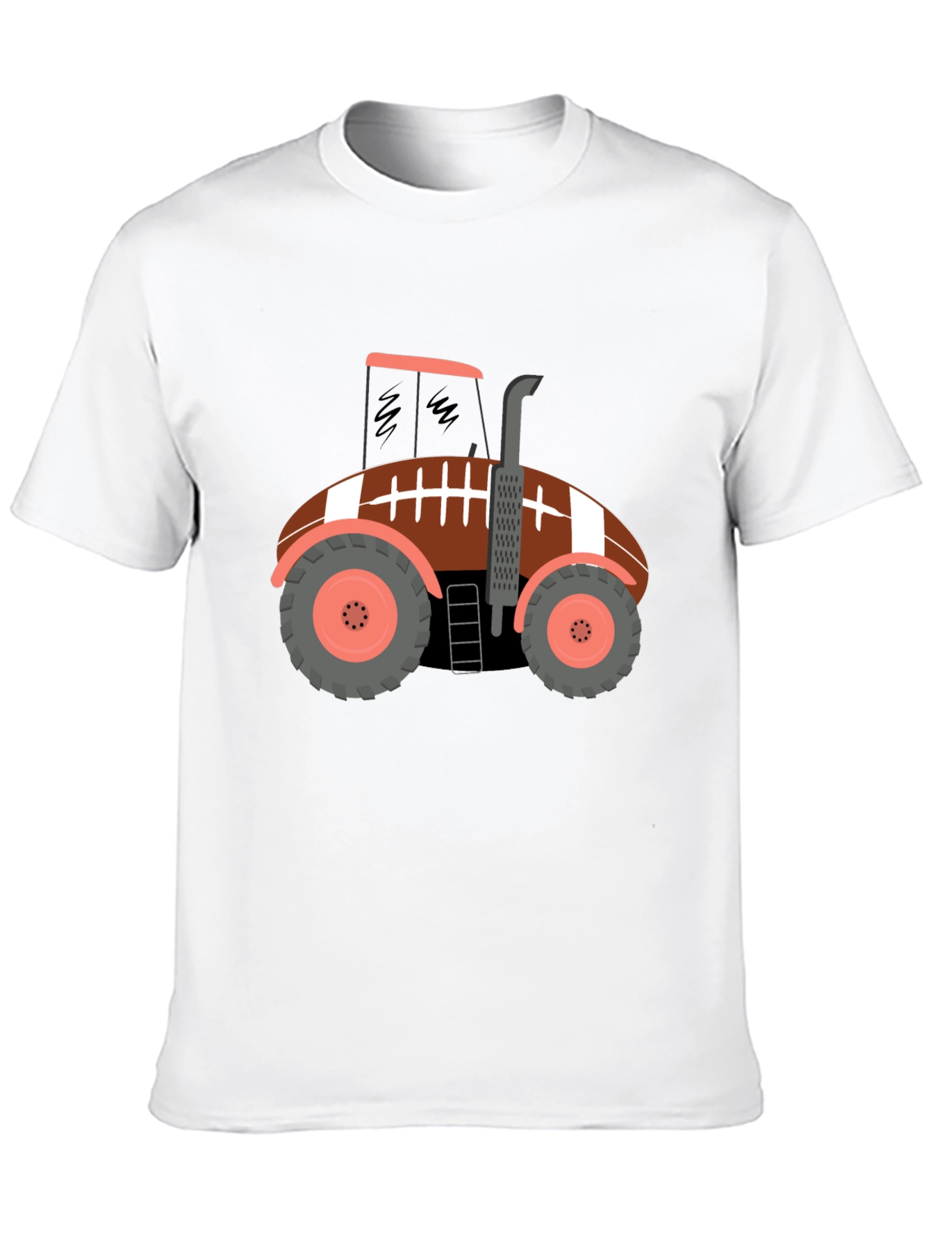 Football Tractor Graphic T-Shirt