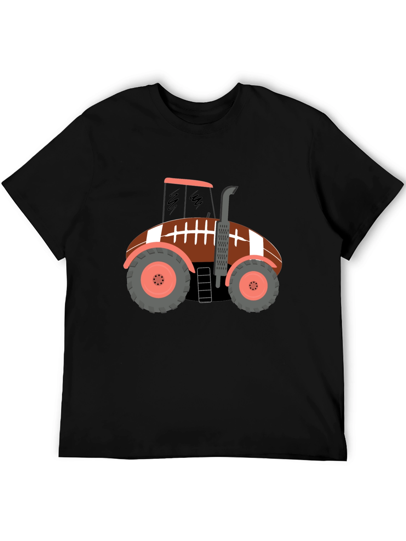 Football Tractor Graphic T-Shirt