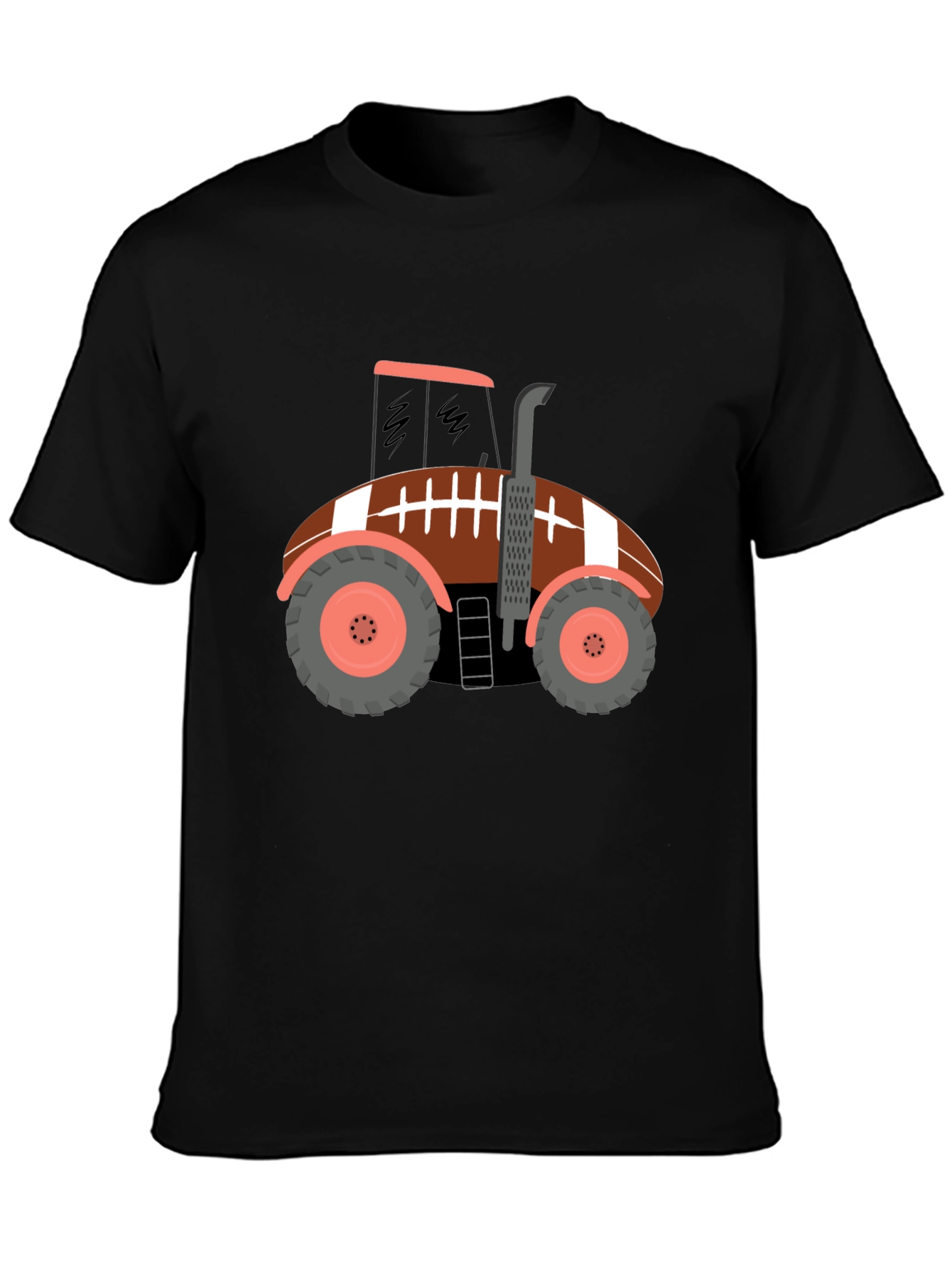 Football Tractor Graphic T-Shirt