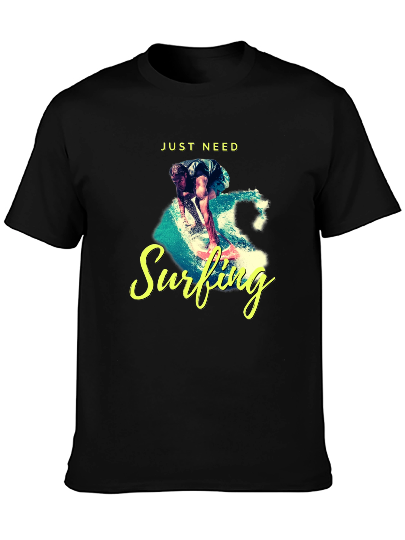 Surfing Graphic Print Tee