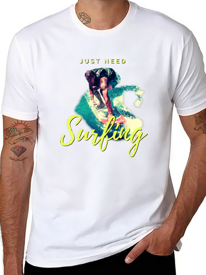 Surfing Graphic Print Tee