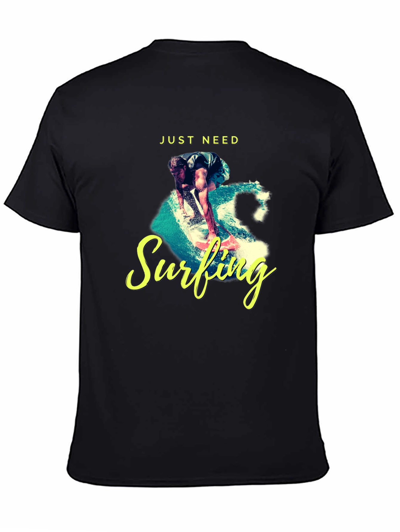 Surfing Graphic Print Tee