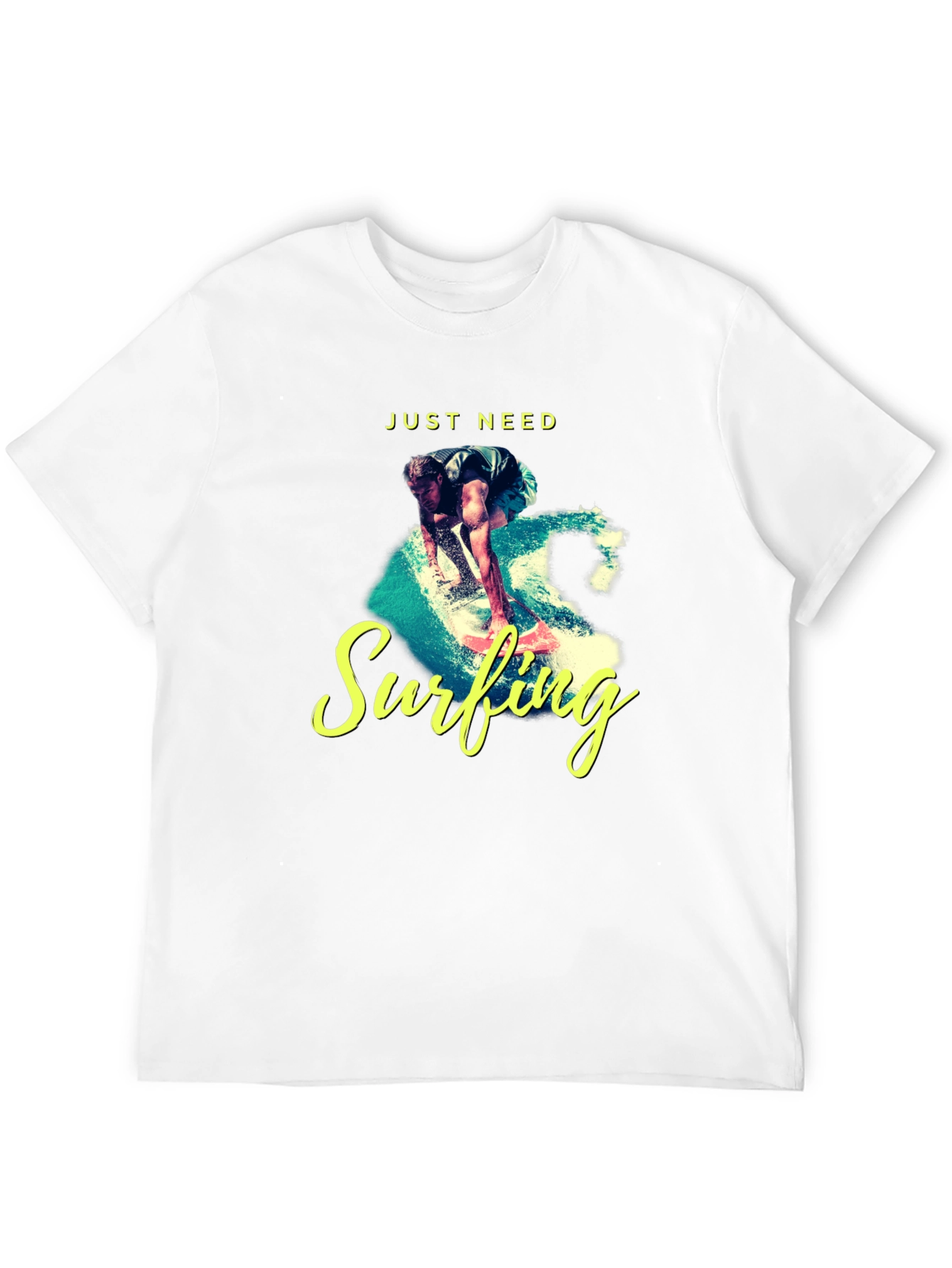 Surfing Graphic Print Tee