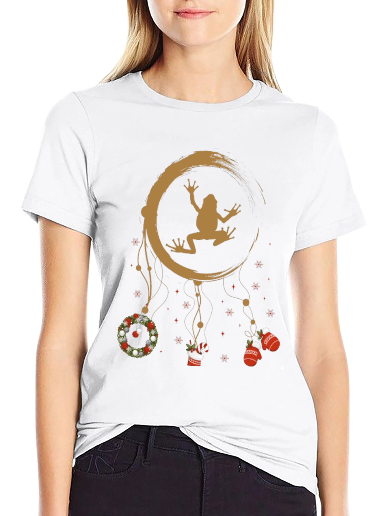 Frog Christmas Dreamcatcher T-Shirt