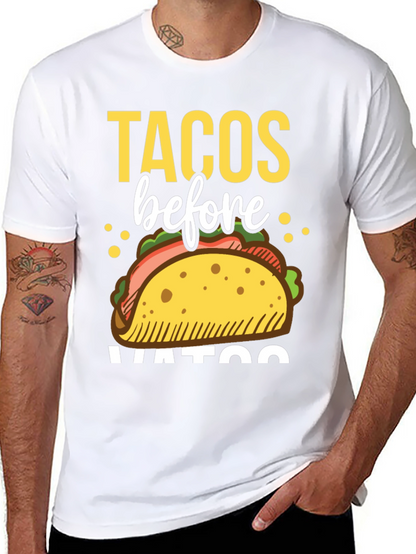 Tacos Before Vatos Graphic Tee