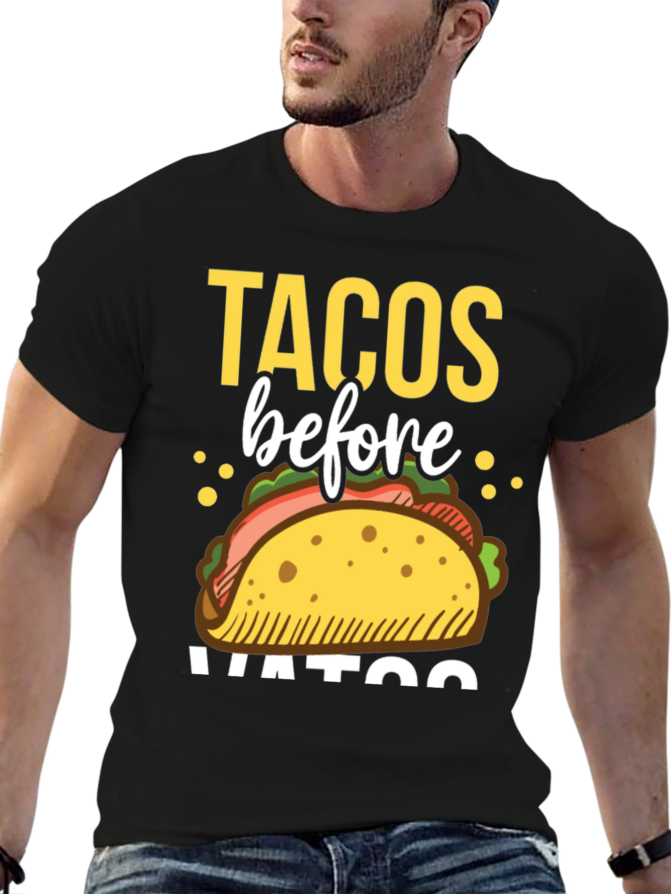 Tacos Before Vatos Graphic Tee