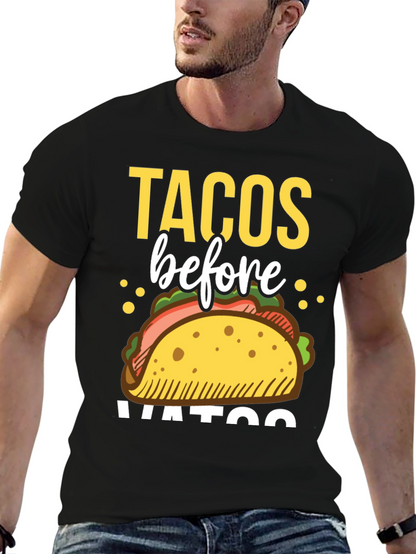 Tacos Before Vatos Graphic Tee