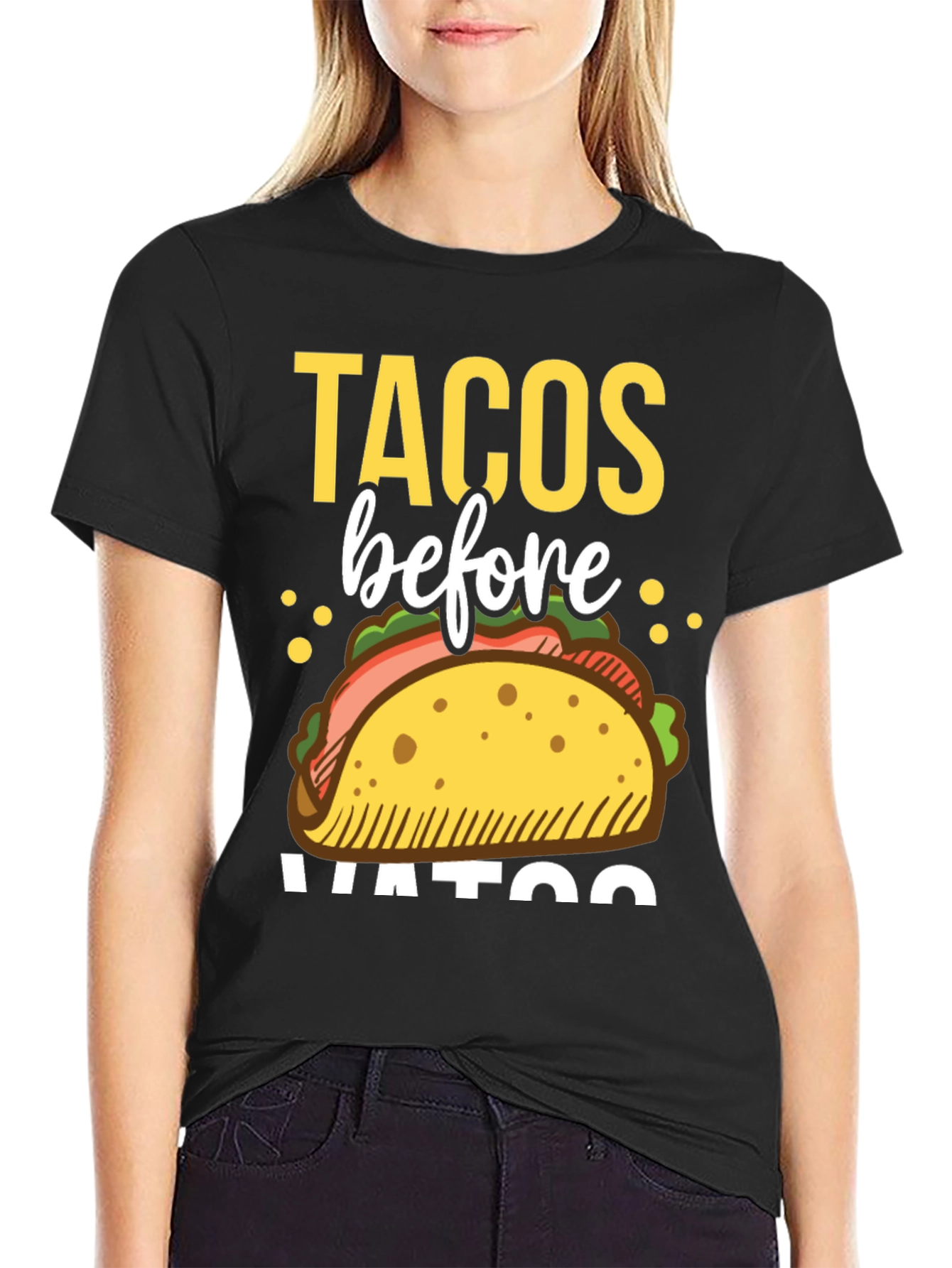 Tacos Before Vatos Graphic Tee