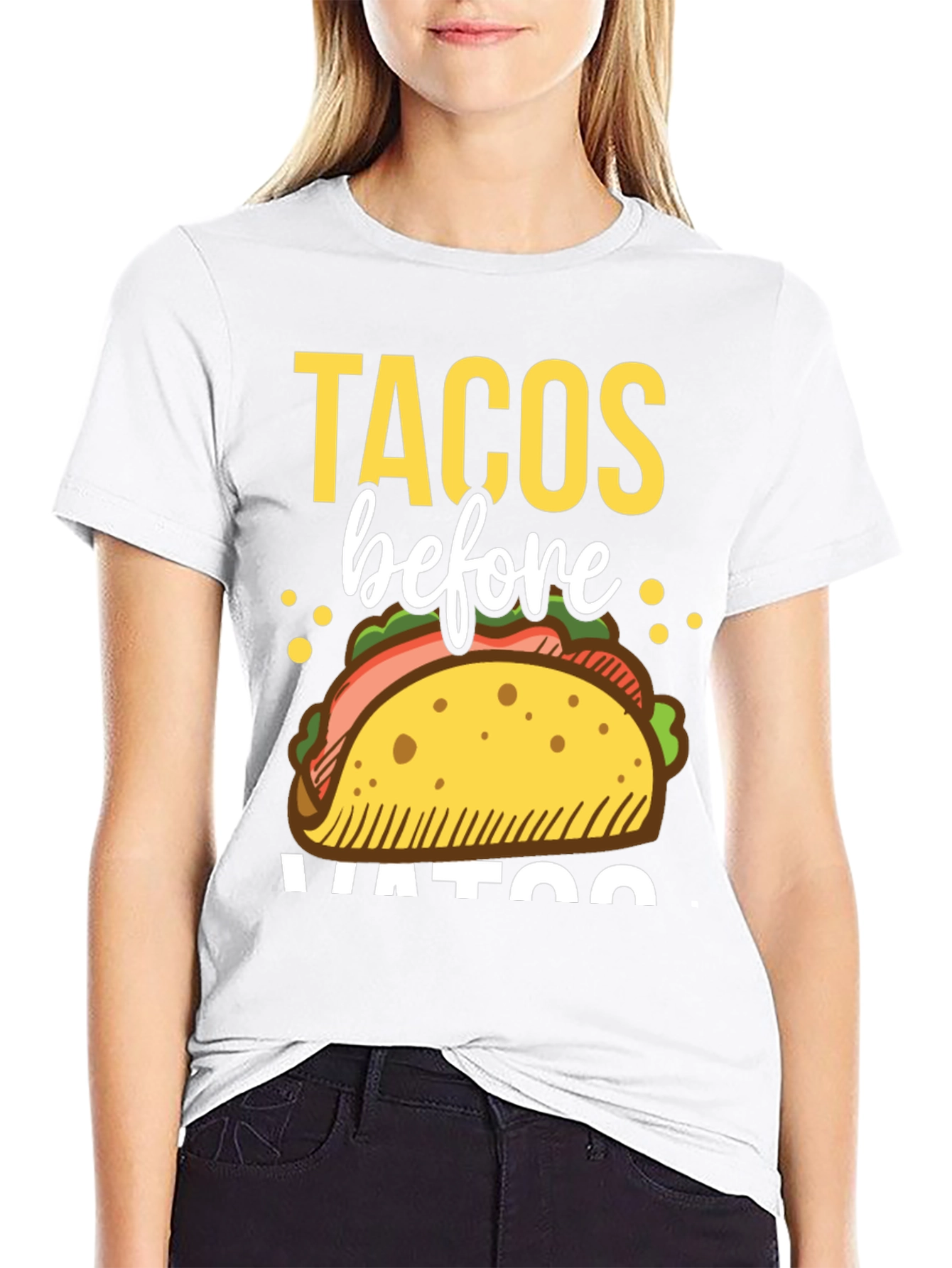 Tacos Before Vatos Graphic Tee