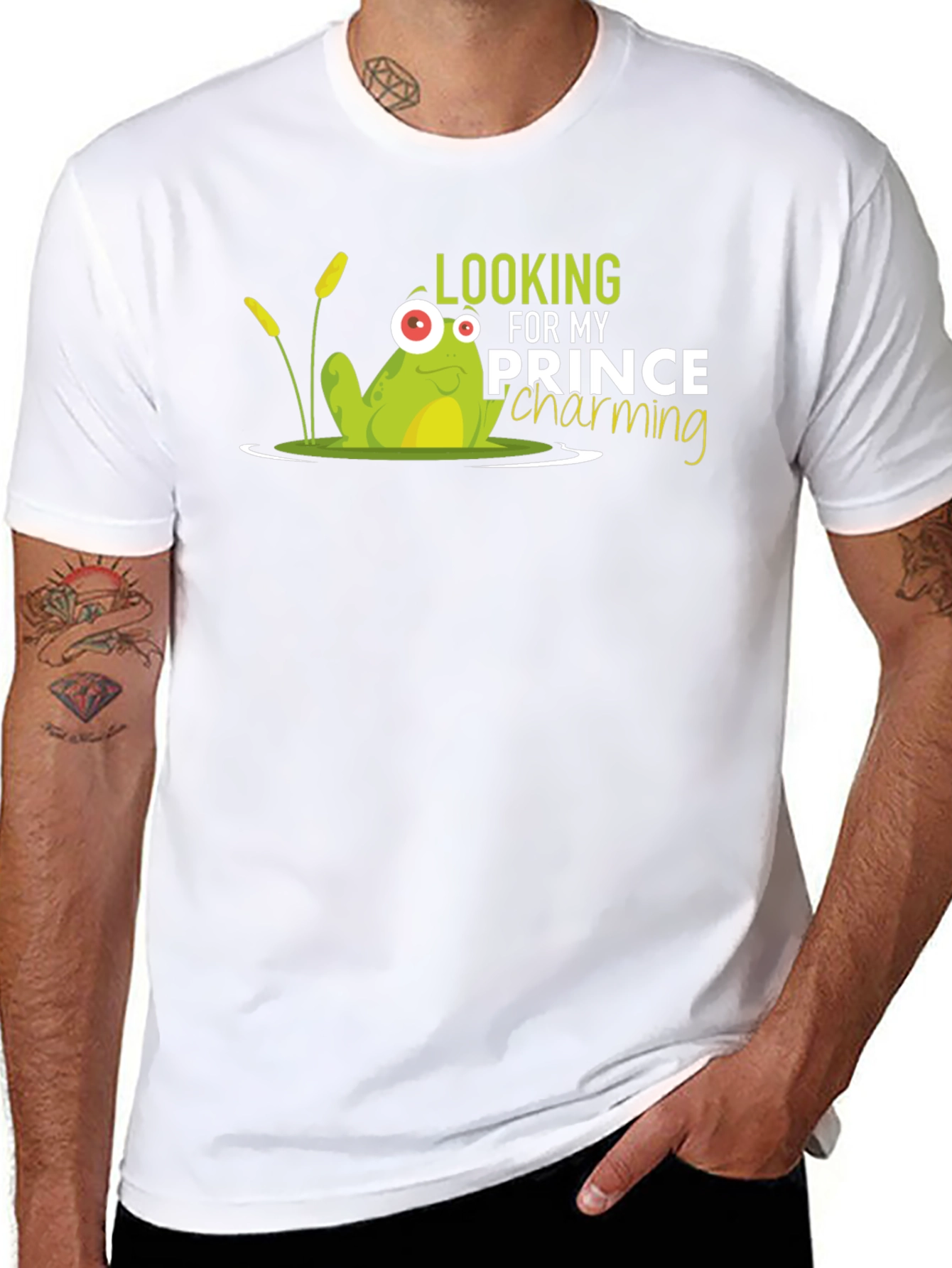 Prince Charming Frog Tee - Funny Dating Shirt
